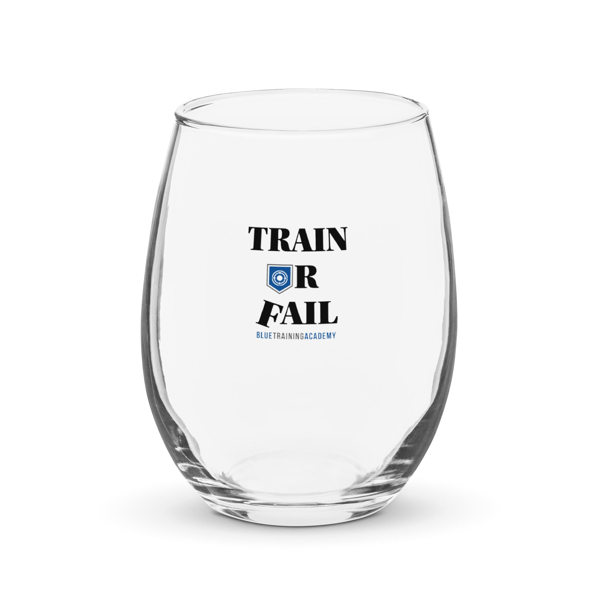 Stemless wine glass